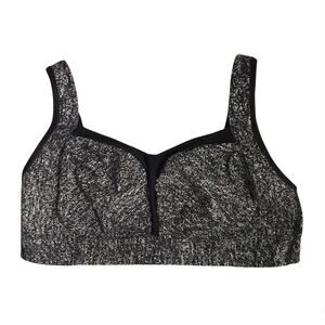 Lululemon Ta Ta Tamer III Rio Mist White Black Size 36 Sports Bra Multiway